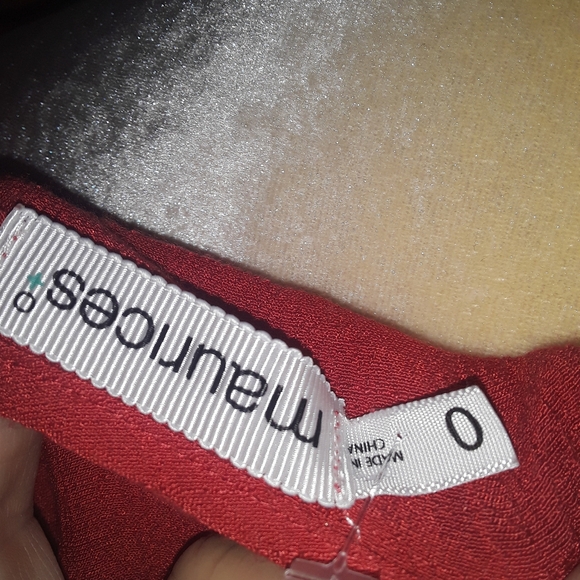 Womans Size Small 0 Red Orange Shirt Top - Picture 6 of 6